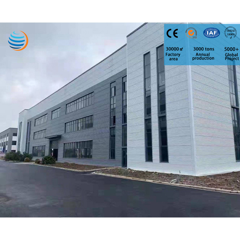 Fast Installation Steel Warehouse Building with Clear Span Structure for Logistics Distribution Centers
