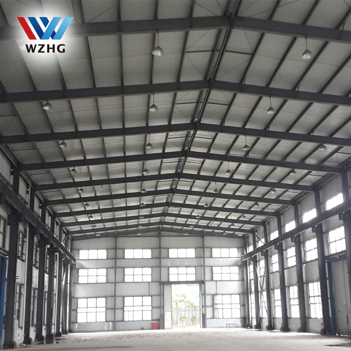 Prefab Warehouse Workshop Hangar Shed Construction Industrial Metal Frame Steel Structure Building
