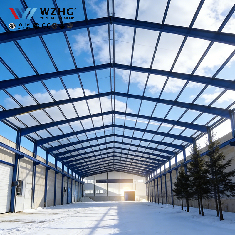 Professional Manufacturing Plant Modern Q355b Carbon Steel Prefabricated Industrial Warehouse Workshop Apartment Wind Proof