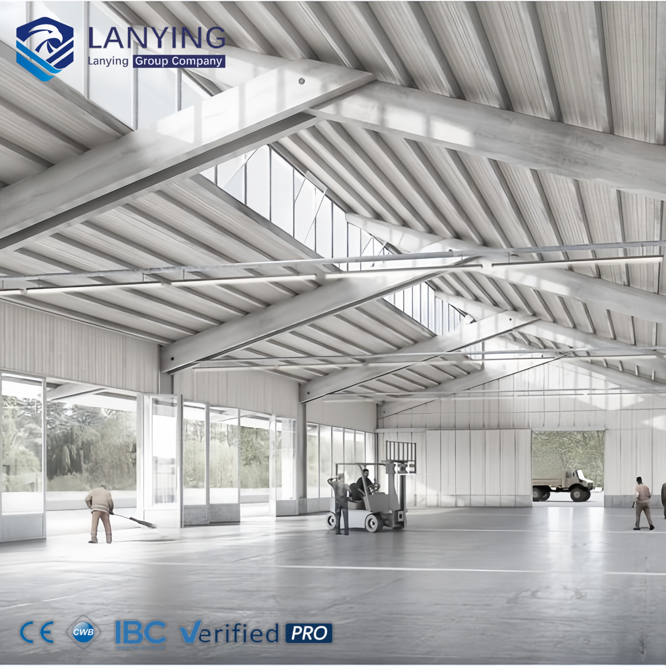 Prefabricated Steel Structure/warehouse/workshop/hall/hangar Modernized Prefabricated Industrial Steel Warehouse Buildings