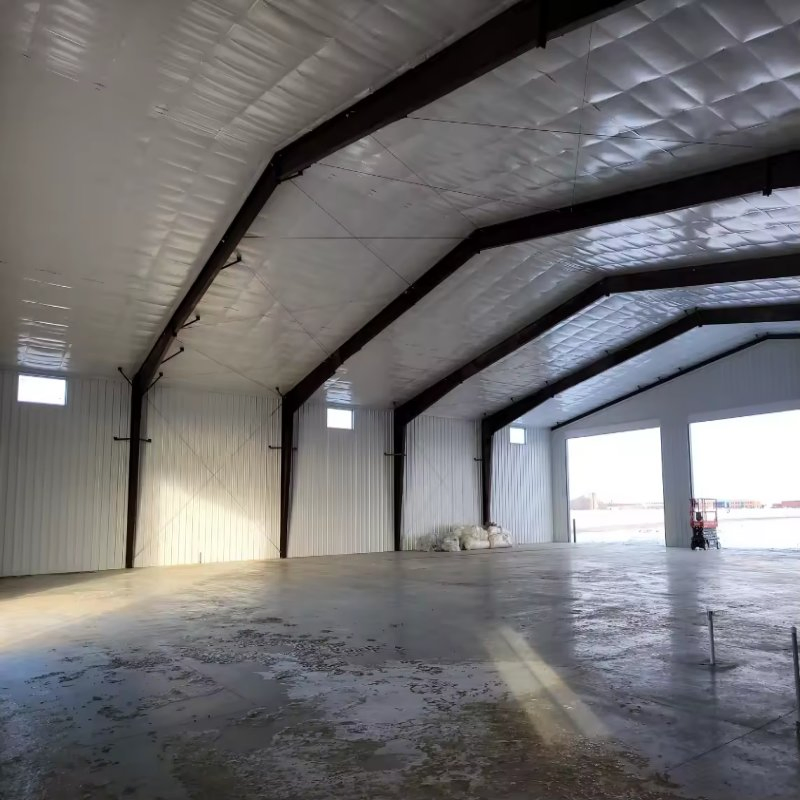 Light Steel Structure Prefabricated Warehouse Construction Commercial Office Building Storage Shed