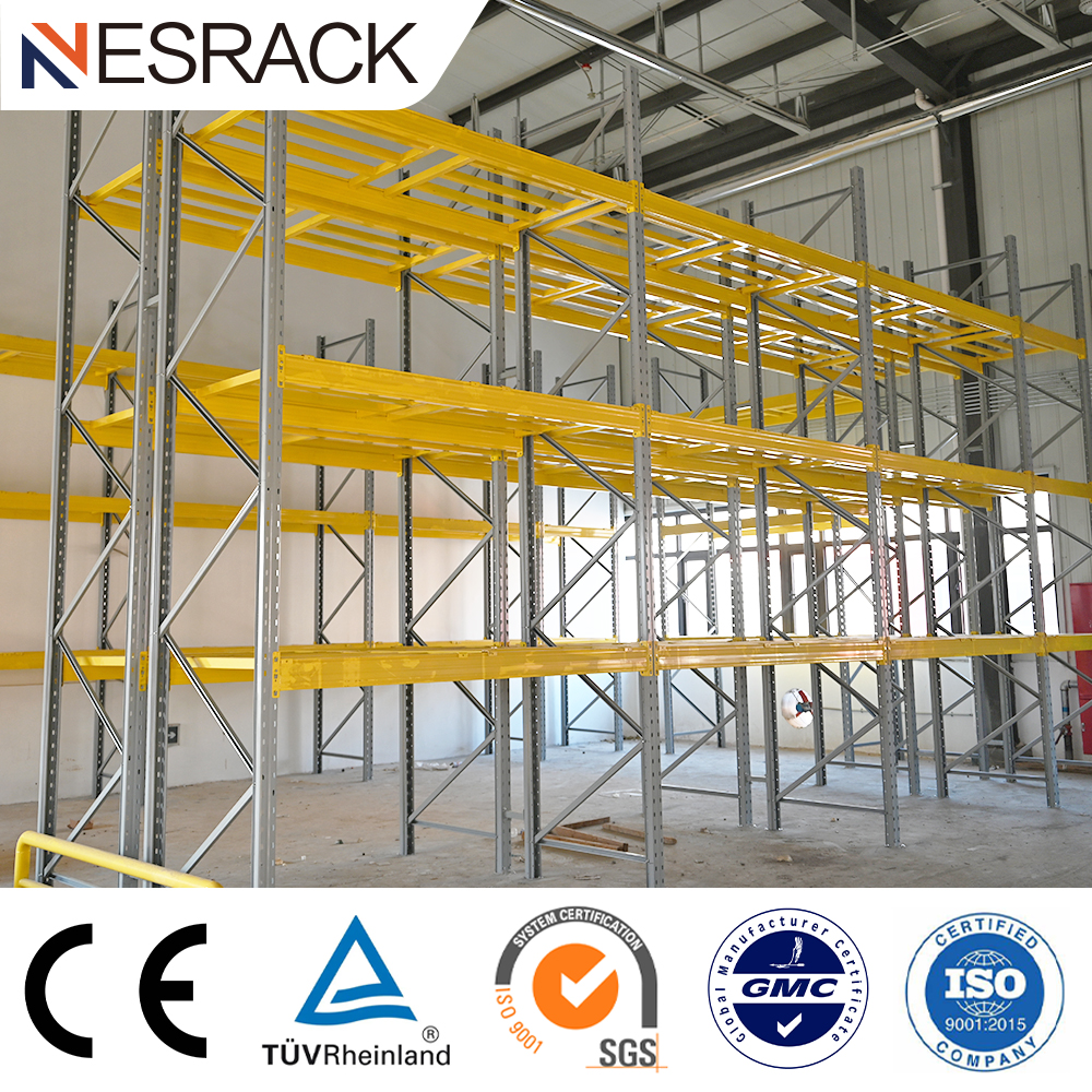 Industrial Heavy Duty 5 Layer Storage Shelves System Multi-layer Stacking Units Metal Rack Warehouse Steel Pallet Shelf