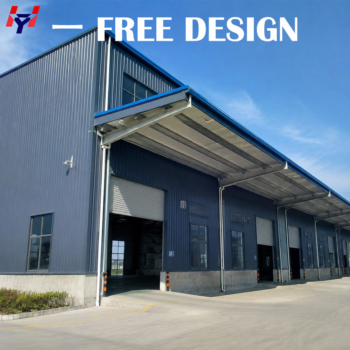 Heavy Steel Structure Warehouse Prefab Thick Wall H Beam Industrial Heavy Duty Logistics Storage Metal Building