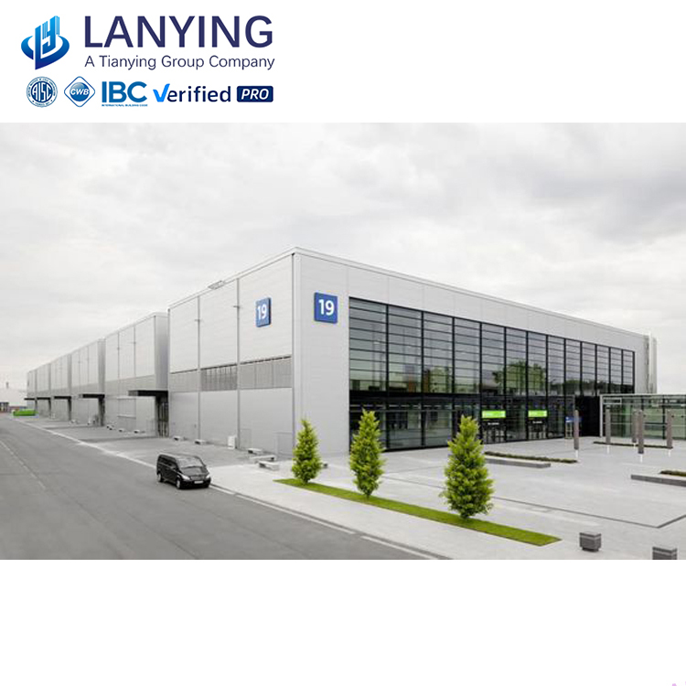 Prefab Factory Warehouse Building Prefabricated Steel Structure 4S Design For Exhibition Showroom ASTM Standard
