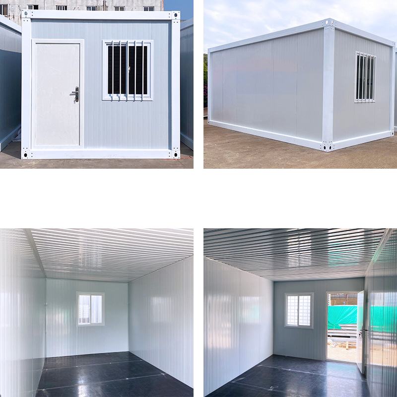 Rapid Deployment Folding Container House Windproof Mobile Modular Camp Housing Large Scale Site Office Sandwich Panel Warehouse