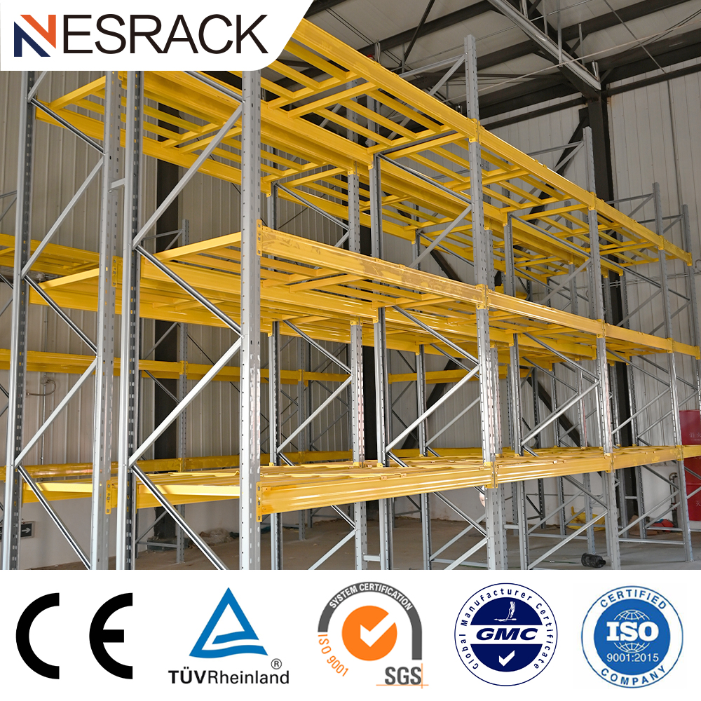 Industrial Heavy Duty 5 Layer Storage Shelves System Multi-layer Stacking Units Metal Rack Warehouse Steel Pallet Shelf