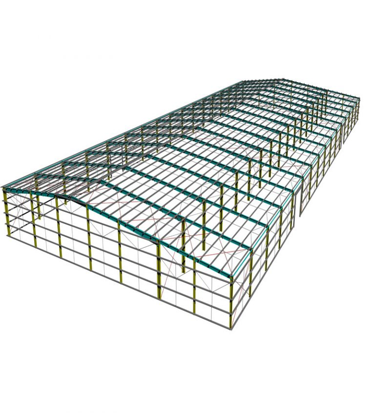 Custom Steel Structure Shed Fabrication Warehouse for Construction Building