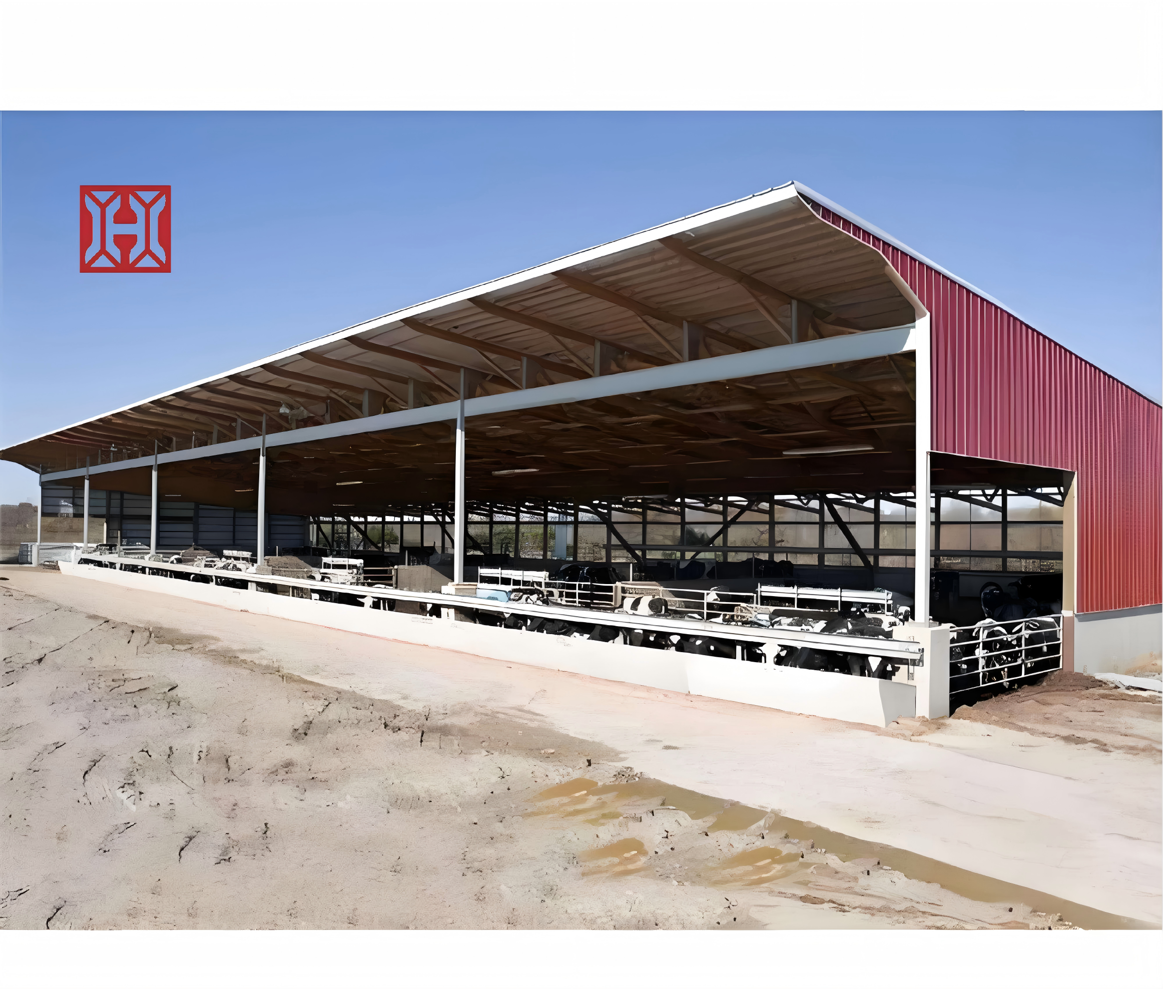 Column Free Large Span Steel Structure Factory Building Optimized Warehouse for Massive Logistics and Freight Storage