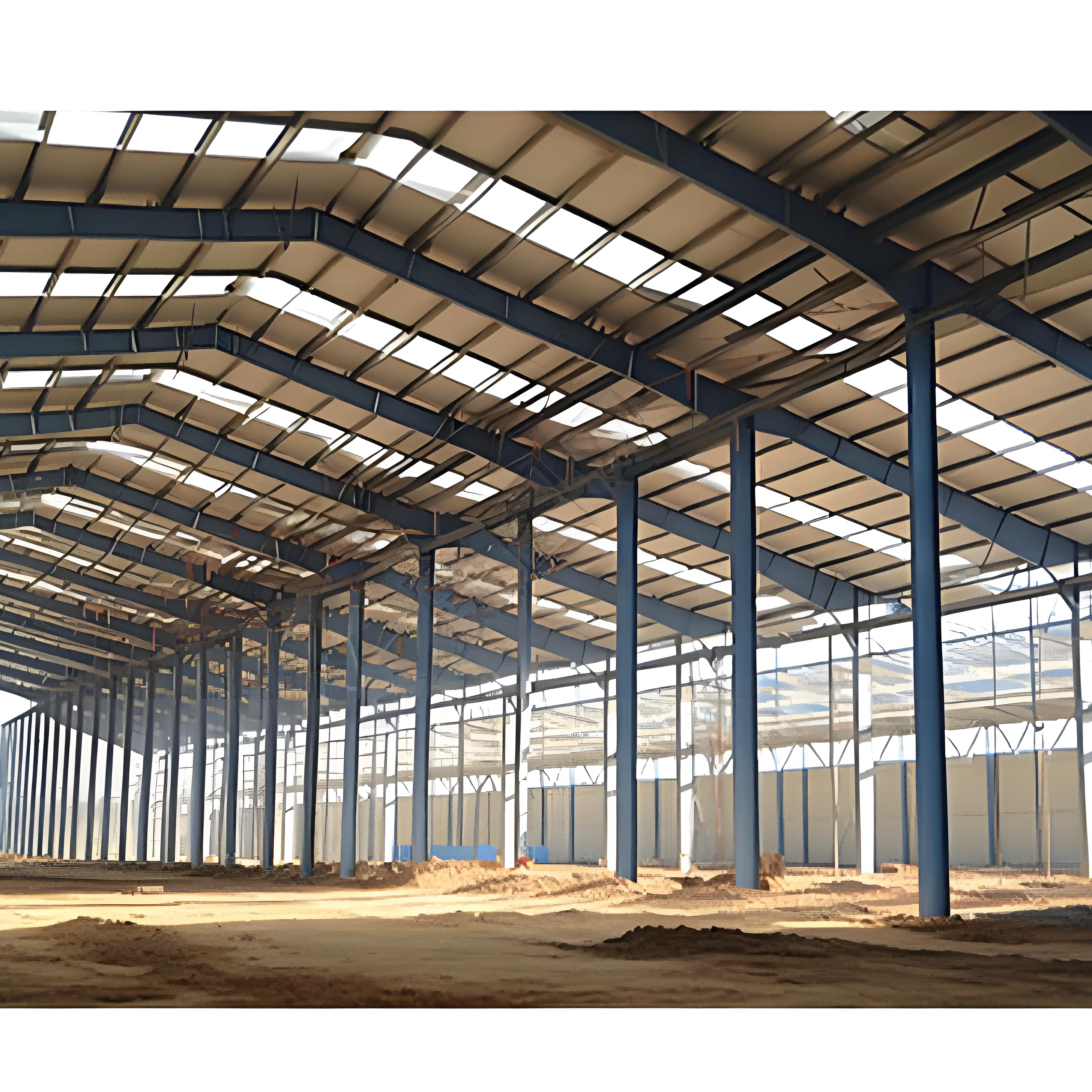 Low Cost Modern Steel Structure Prefab Warehouse with Insulated Panels for Sale