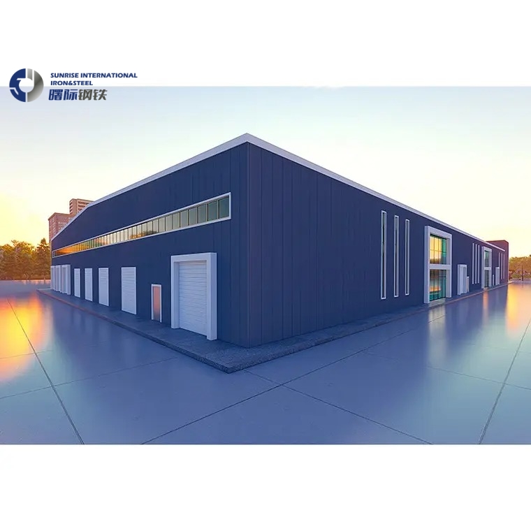 Customized Prefabricated Steel Structure Metal Building Steel Manufacturing Plant Structure Factory Workshop Warehouse