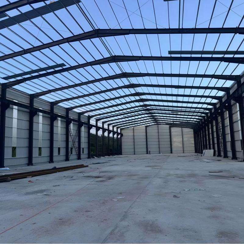 ISO Certified Prefabricated Steel Warehouse Building Insulated Thermal Insulated Metal Shed Industrial Commercial Use