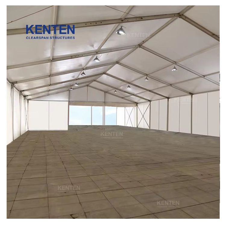 Outdoor Temporary Mobile Construction Work Structure Tents Aluminium Warehouse Storage Industrial Tents for Industrial Storage