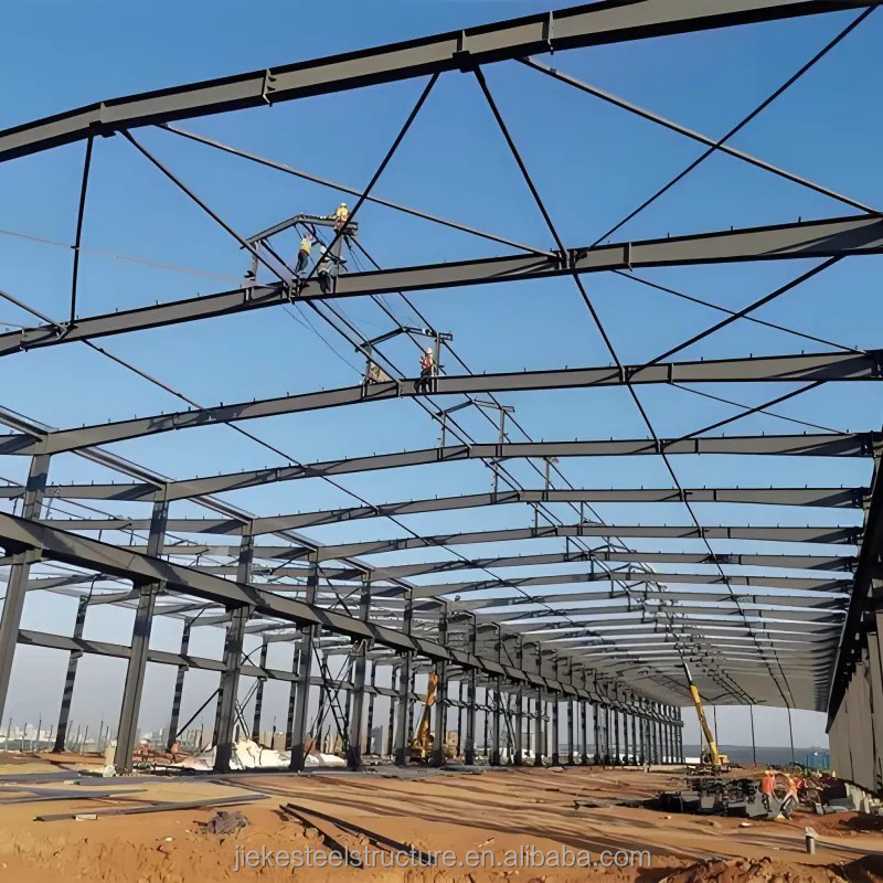 Long-Span Pillar-Free Warehouse with Heightened Mezzanine &amp; Heavy Crane, Moisture-Proof for Barn, Garage &amp; Transit Storage