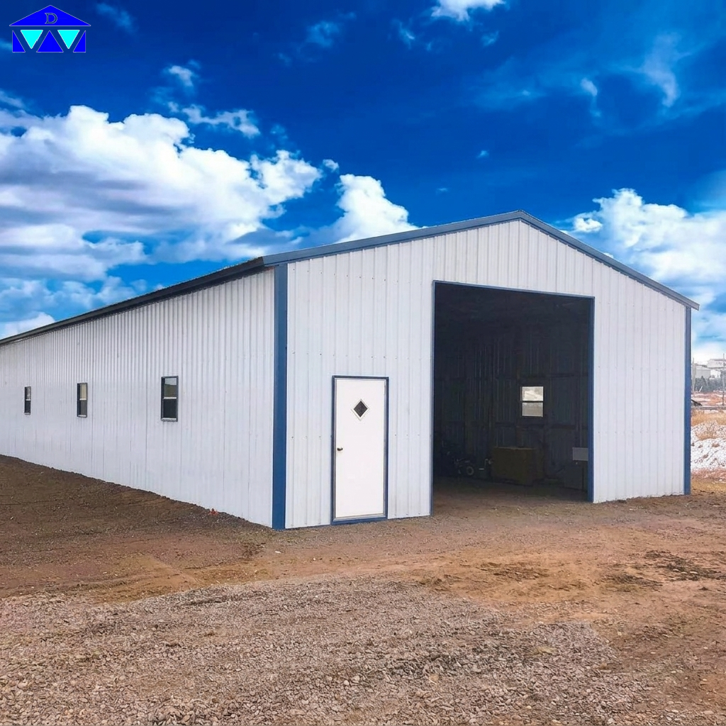 Modular Design Quick Build Steel Warehouse for Small Business Inventory Storage