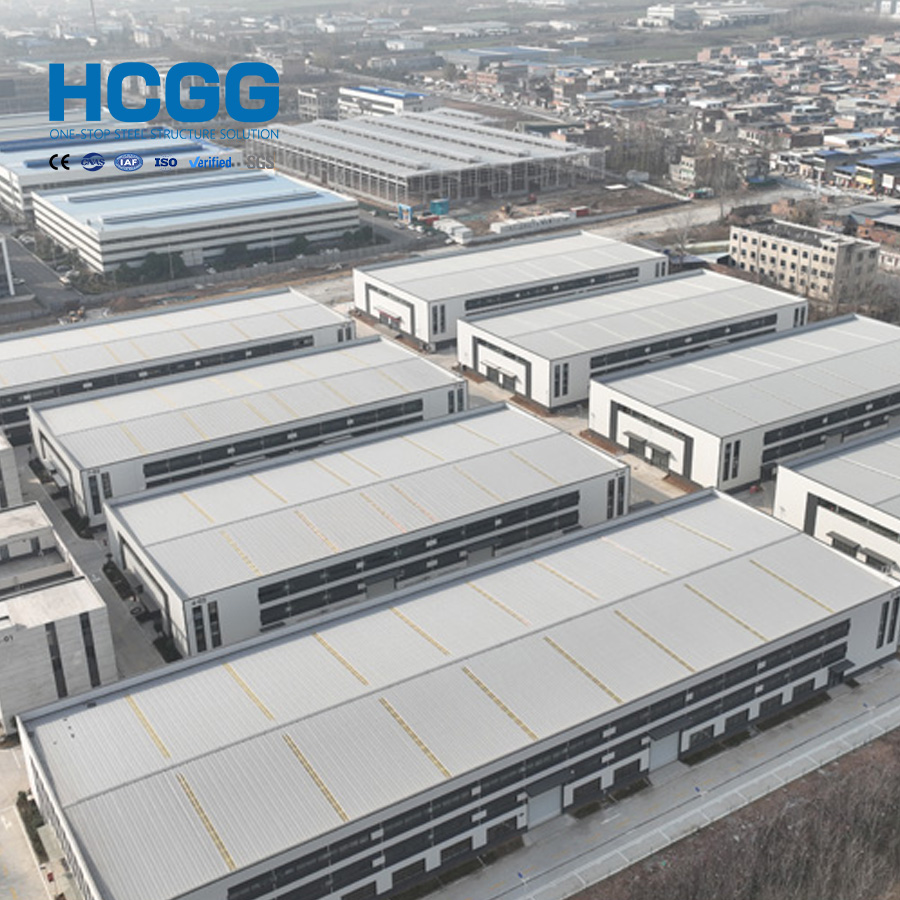 Custom Clear Span Pre-engineered Steel Structure Workshops &amp; Plants Easy Assembly Steel Factory Building