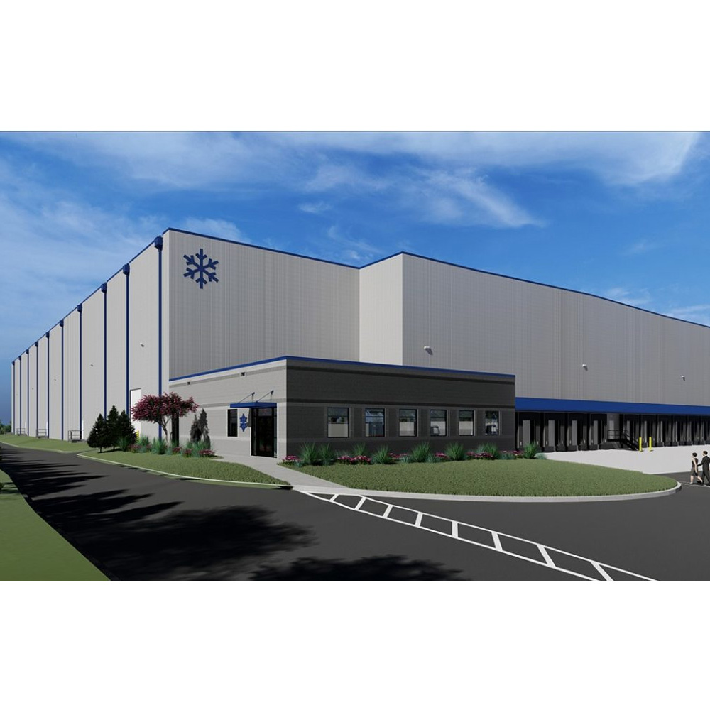 Prefabricated Metal Insulated Sandwich Panel Cold Storage Warehouse Construction for Fruit and Vegetable /Onion/Fish/Meat