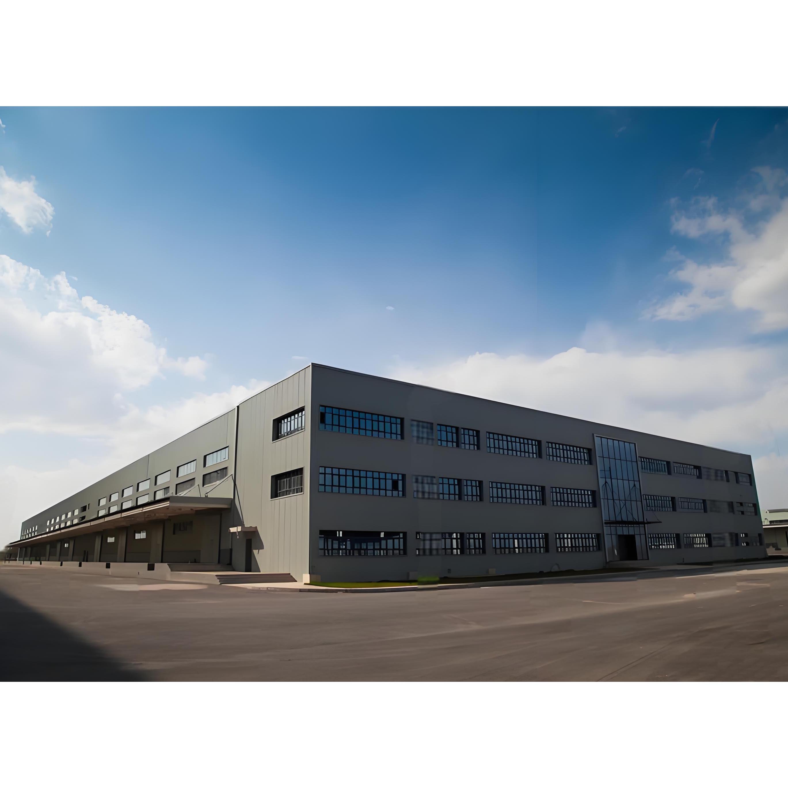 Smart Solar-Integrated Steel Logistics Warehouse - Energy-Saving Prefab Building for Off-Grid Distribution Center