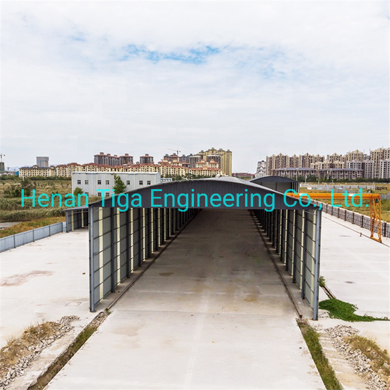 Large Span Fireproof Prefabricated Steel Structure Framed Factory Warehouse
