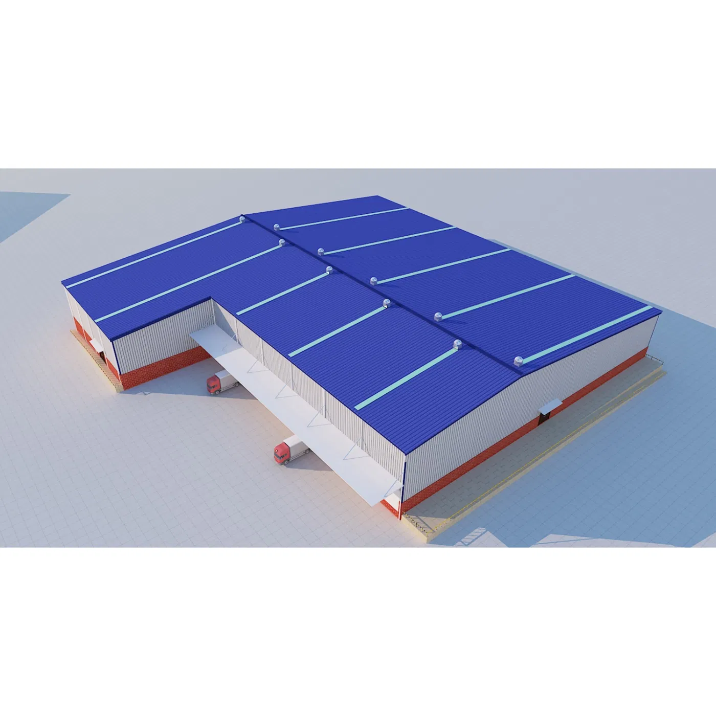 Best Price Large Span Wind Resistant Prefab Steel Structure Warehouse for Food Processing