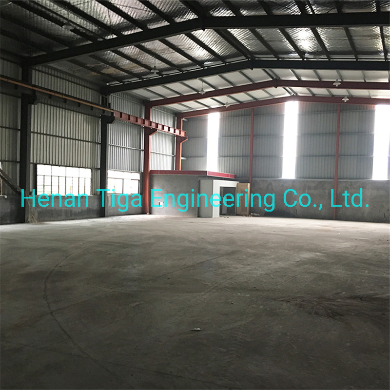 Large Span Fireproof Prefabricated Steel Structure Framed Factory Warehouse