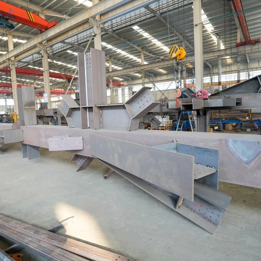 Smart Warehouse Automated Steel Structure System with Robotic Integration for Industry 4.0 Steel Construction