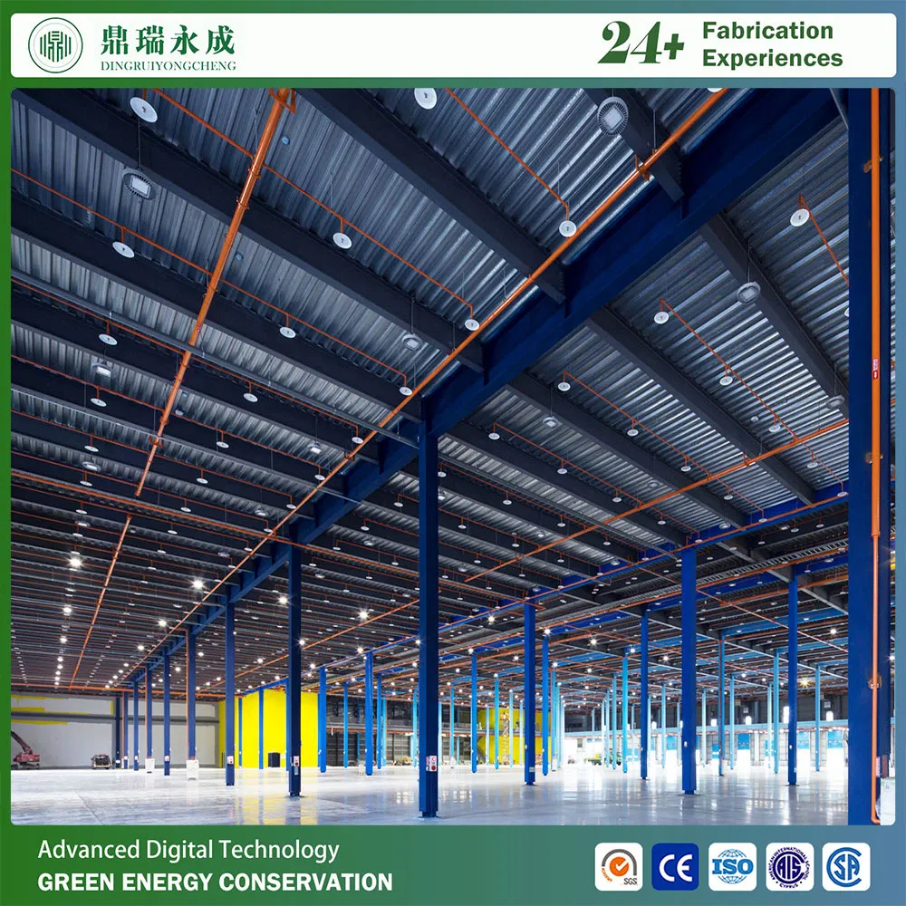 Large Span Fireproof Prefabricated House Steel Structure Workshop/Warehouse
