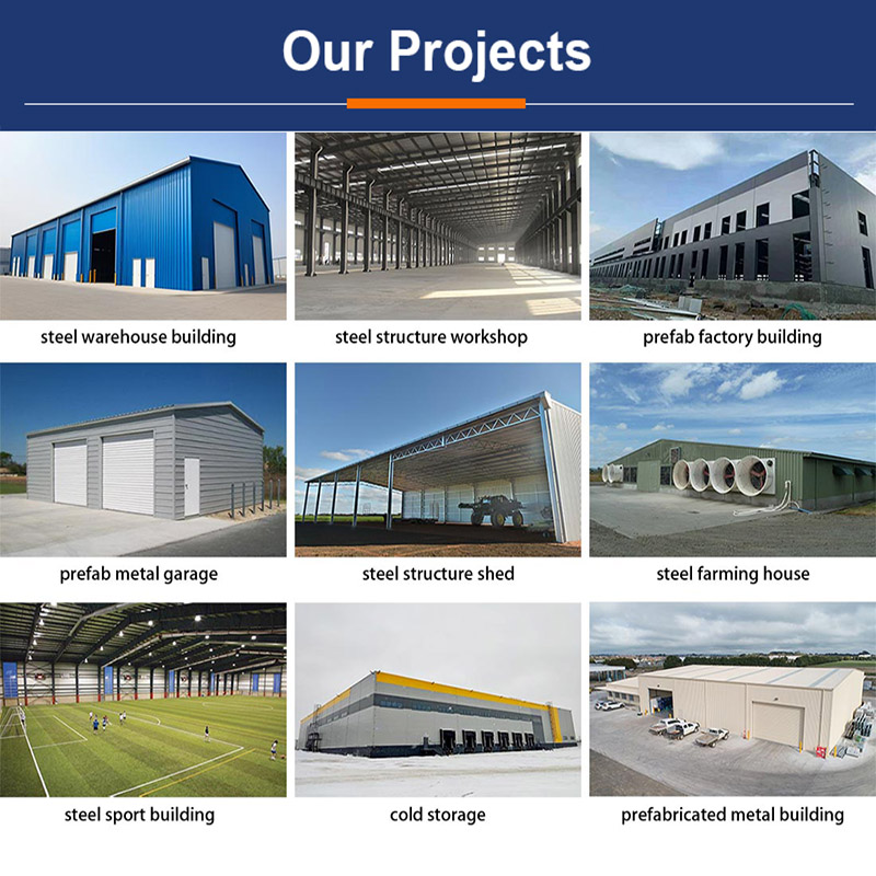 Prefab Custom Steel Structure cow sheds Farm Building Design Cattle Goat Cow Chicken Horse Farm House Stable