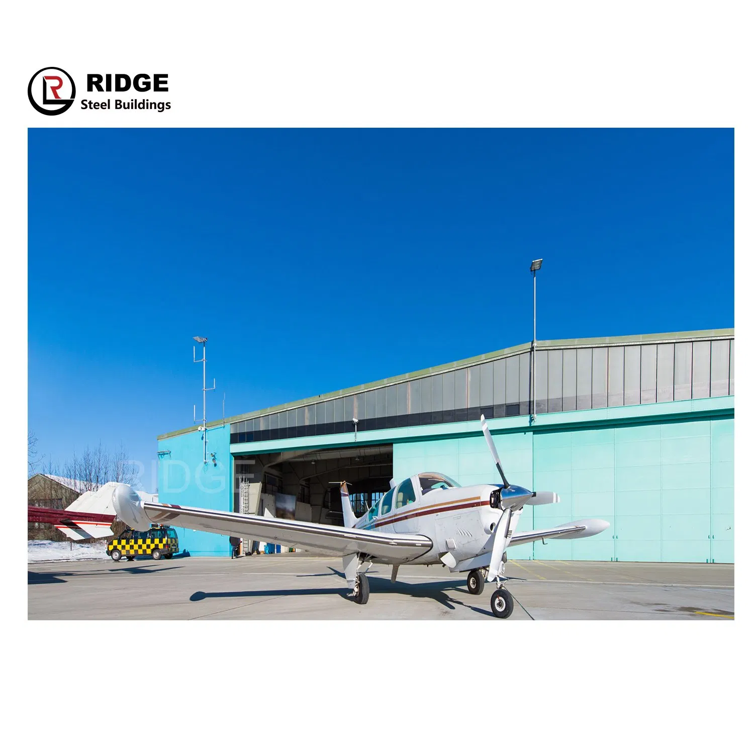 Steel Structure Hangar Warehouse Multi Span Pre Engineered Building