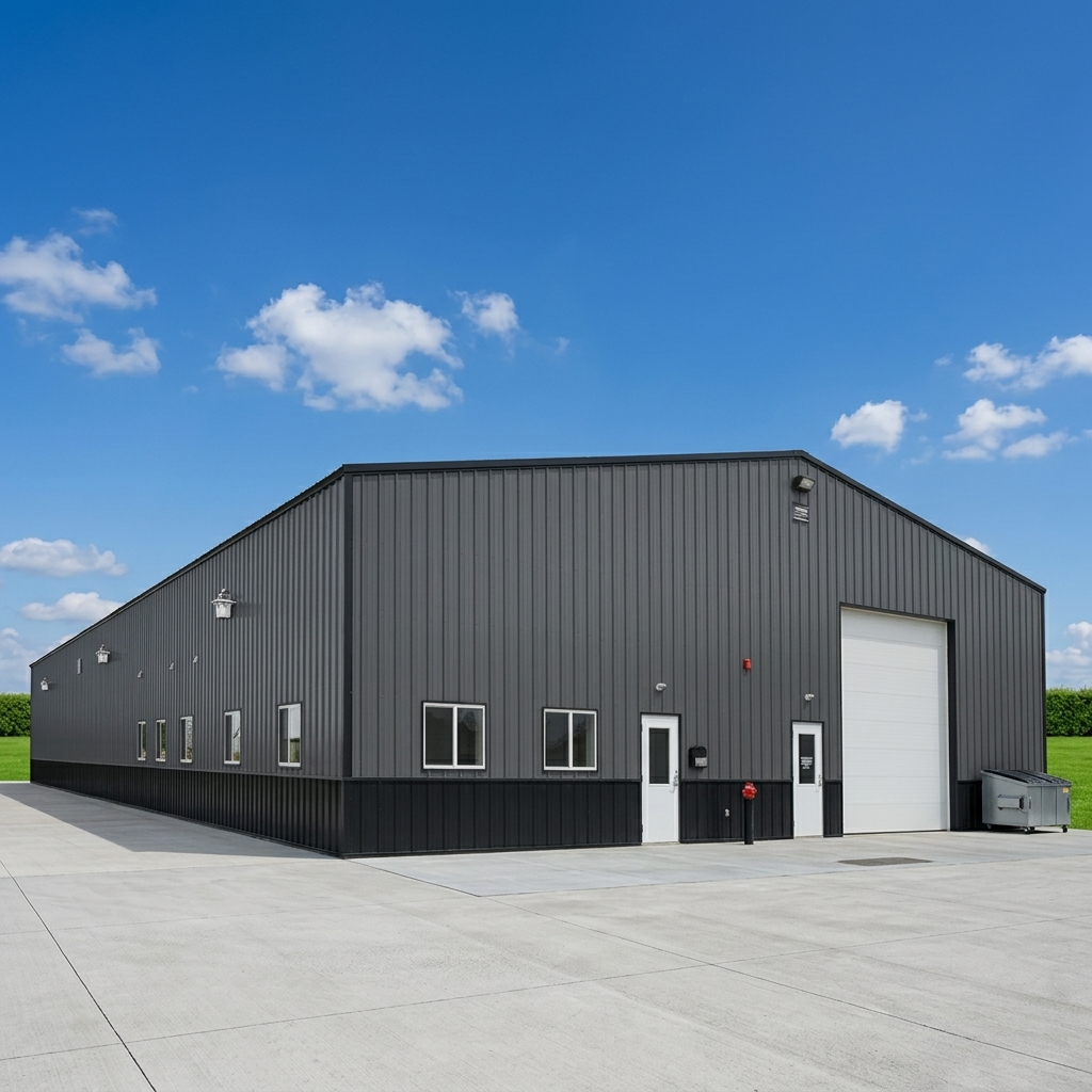 High Quality Durable Prefab Metal Frame Building Steel Structure Warehouse for Barns Logistics Prefab Modular Warehouse