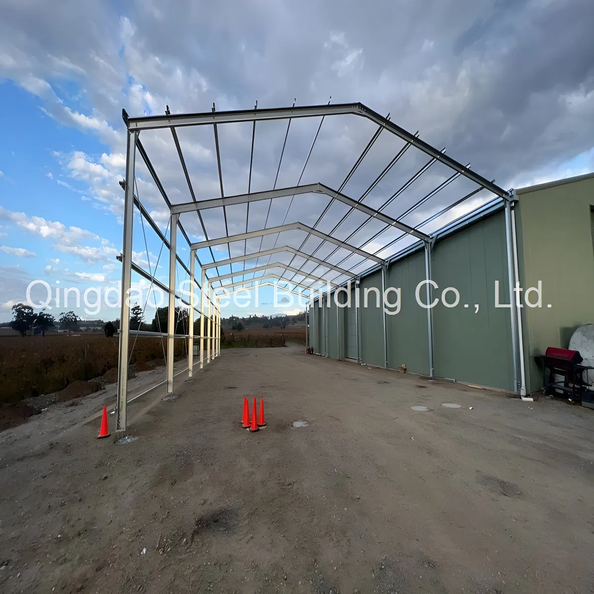Fast Assemble Prefabricated/Prefab Steel Commercial Warehouse/Storage/Workshop/Farm Shed/Office Building