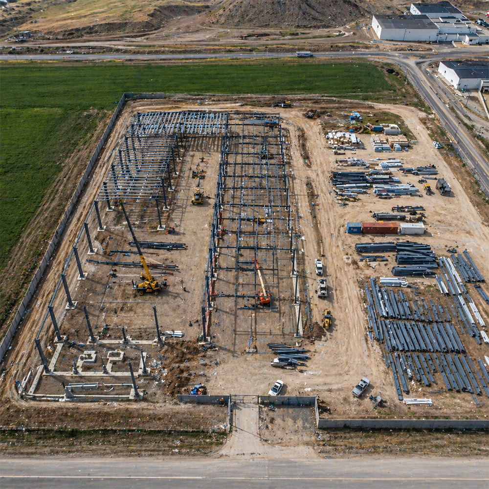 Free Design Quick Installation Prefabricated Steel Factory Industrial Warehouse Buildings for Sale