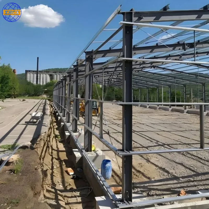 Prefabricated Prefab Building Warehouse Heavy Steel Frame Structure Steel Structure Farming Warehouse
