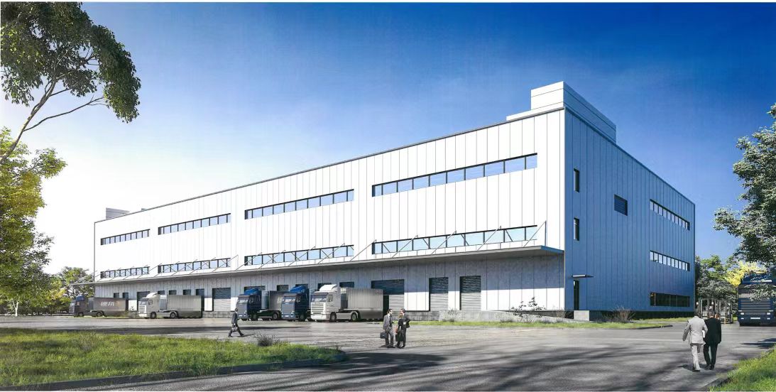 Logistics Steel Structure Warehouse - Prefabricated Design, High Strength &amp; Energy Saving, Turnkey Construction