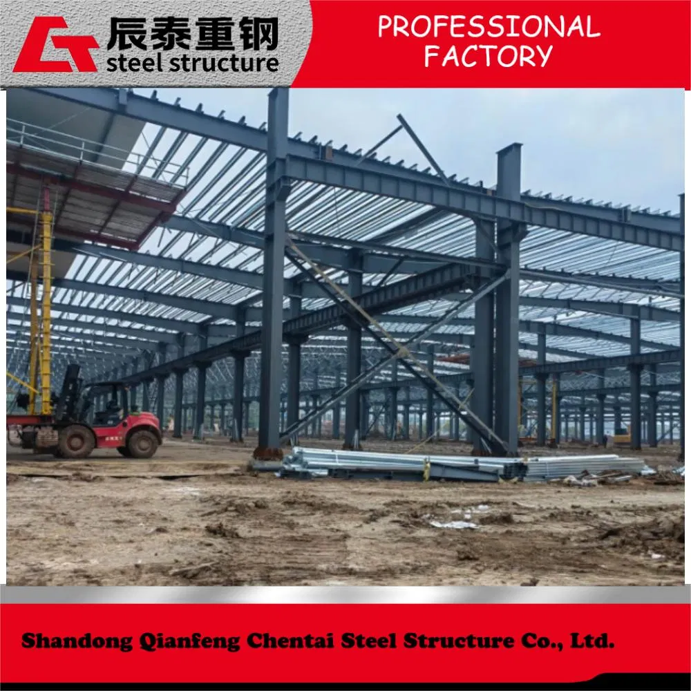 Galvanized Anti-Corrosion Industrial Prefabricated Modular Steel Structure Factory/Workshop/Warehouse Buildings