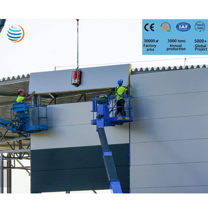 Fast Installation Steel Warehouse Building with Clear Span Structure for Logistics Distribution Centers