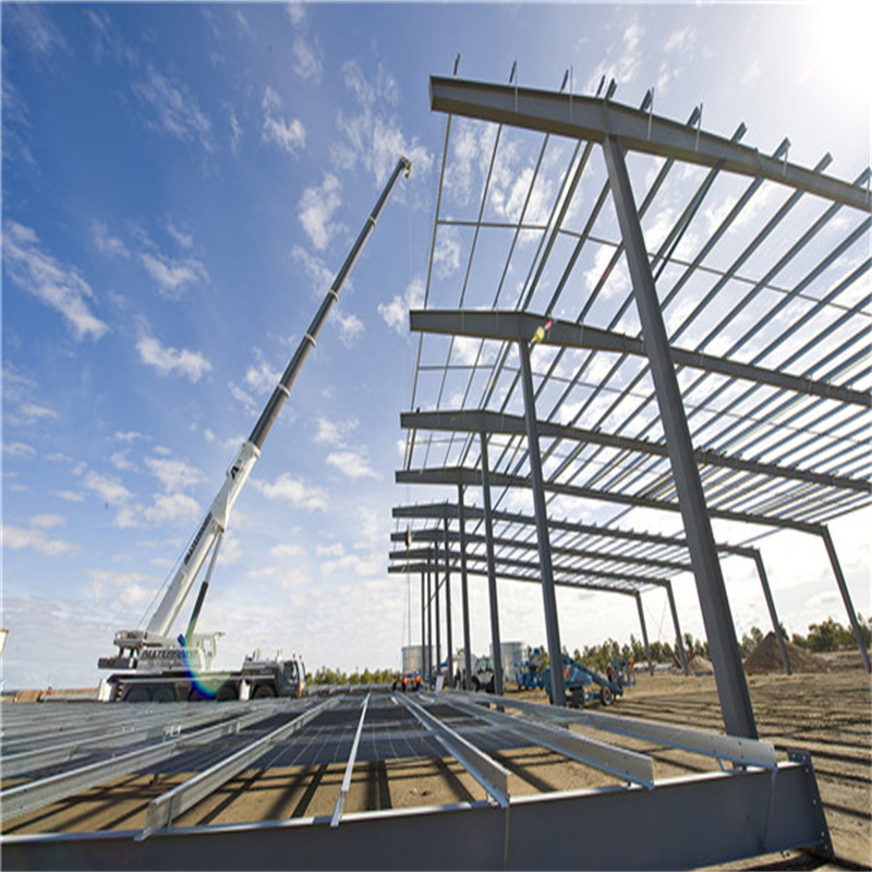 Pre-Engineered Large Span Steel Structure Warehouse / Workshop Multi Storey Office Prefabricated Structural Steel Building