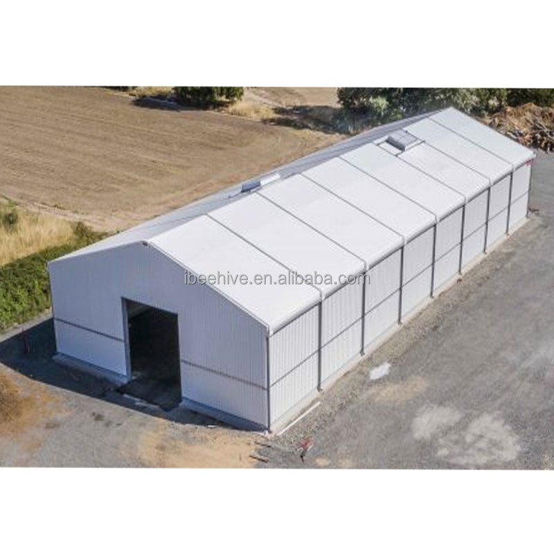 IBeehive Prefabricated Light Industrial Warehouse Building Steel Structures with Welding &amp; Cutting Services