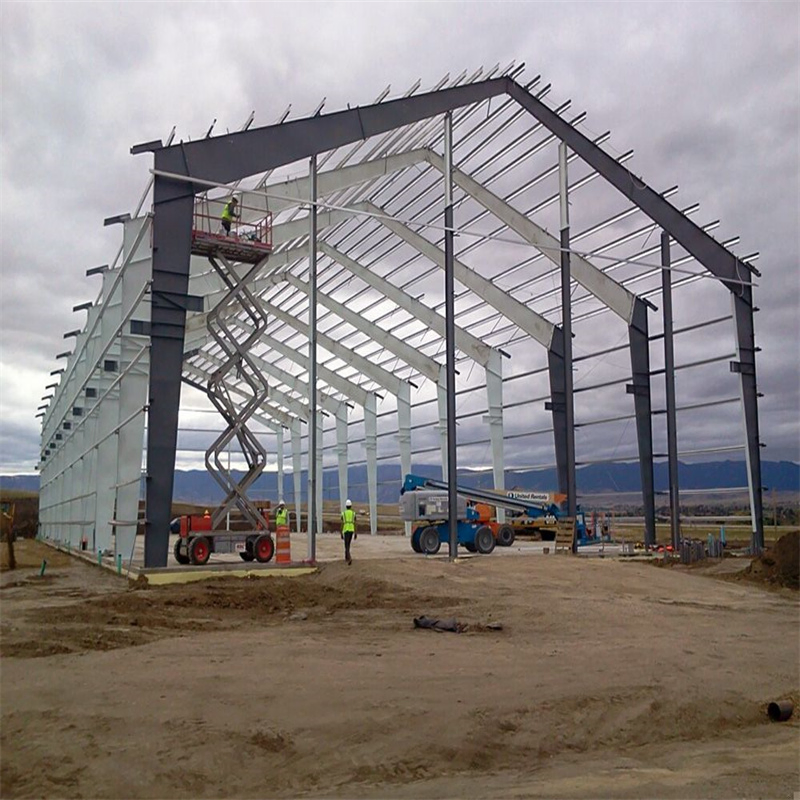 Pre-Engineered Large Span Steel Structure Warehouse / Workshop Multi Storey Office Prefabricated Structural Steel Building