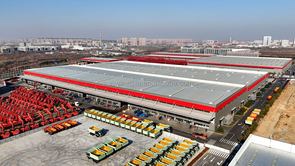 Steel Structure Logistics Warehouse Building for Grain Storage and Commercial Distribution Center