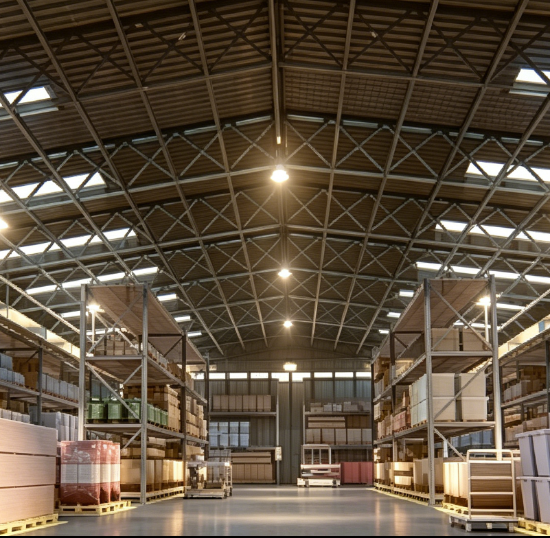 Agricultural Steel Structure Warehouse Farm Grain Livestock Storage Shed