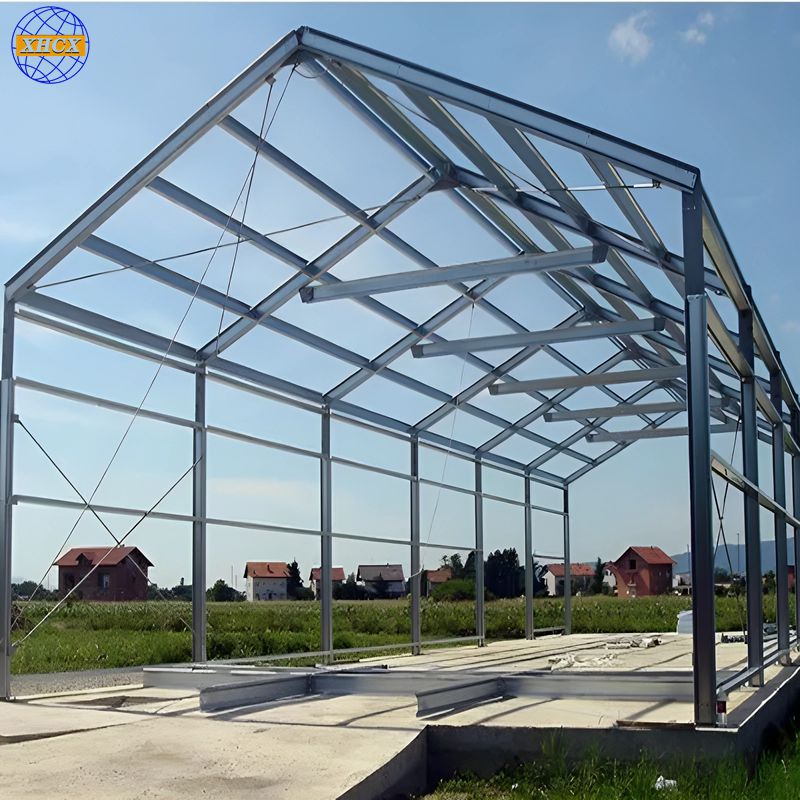 New Heavy-Duty Large Span Modern Prefabricated Heavy Duty Steel Structure Workshop Warehouse