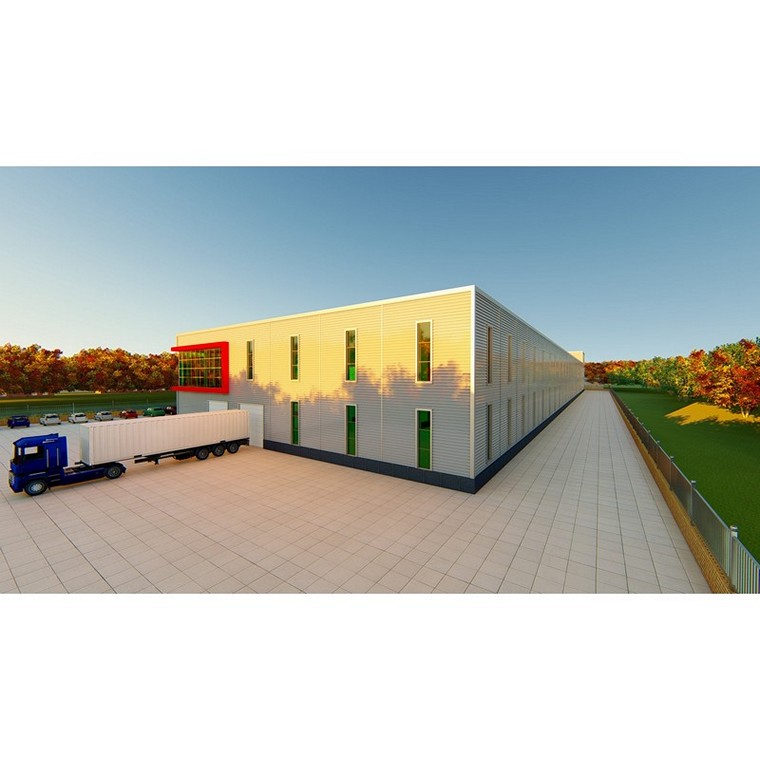 Pre-engineered Steel Frame Buildings Industrial Heavy Shed Storage Warehouses Factory Metal Building Kits for Sale