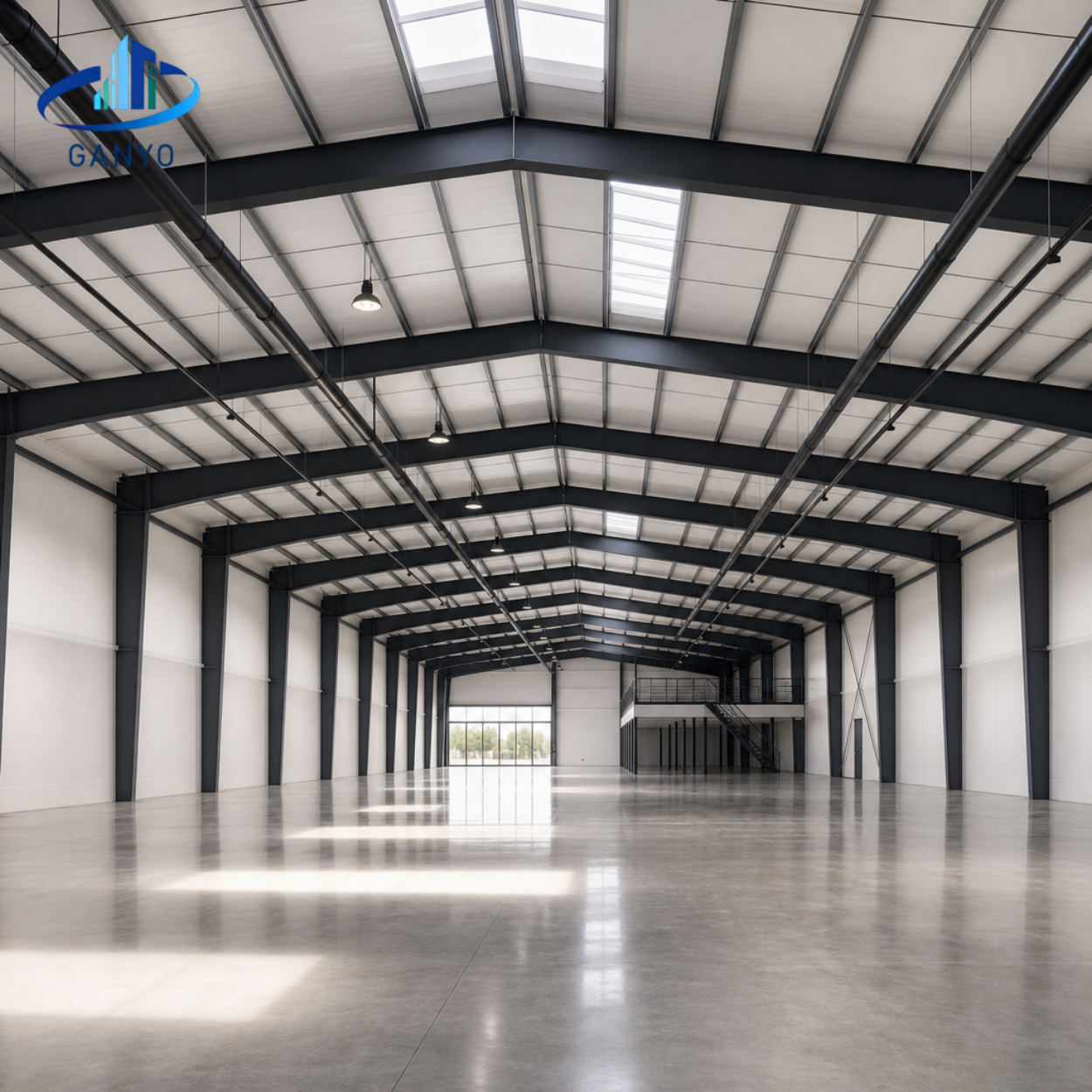 H Section Steel Storage Shed Prefab Metal Building for Farm Equipment Storage and Agricultural Warehouse Use