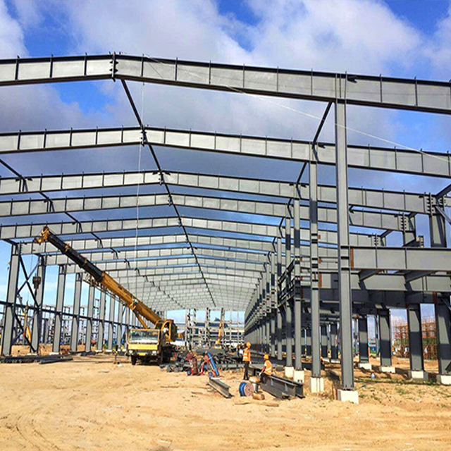 Customized Prefabricated Steel Structure Metal Building Steel Manufacturing Plant Structure Factory Workshop Warehouse