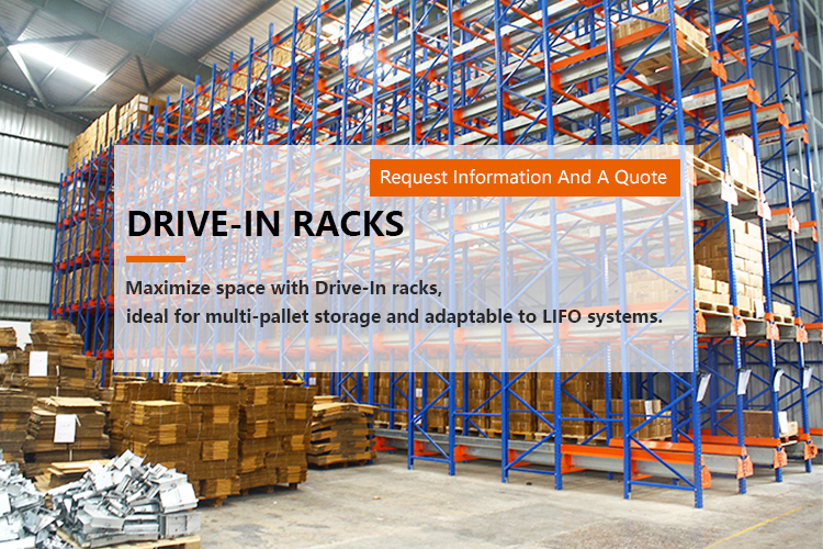 Warehouse Drive-in Racking System Banner