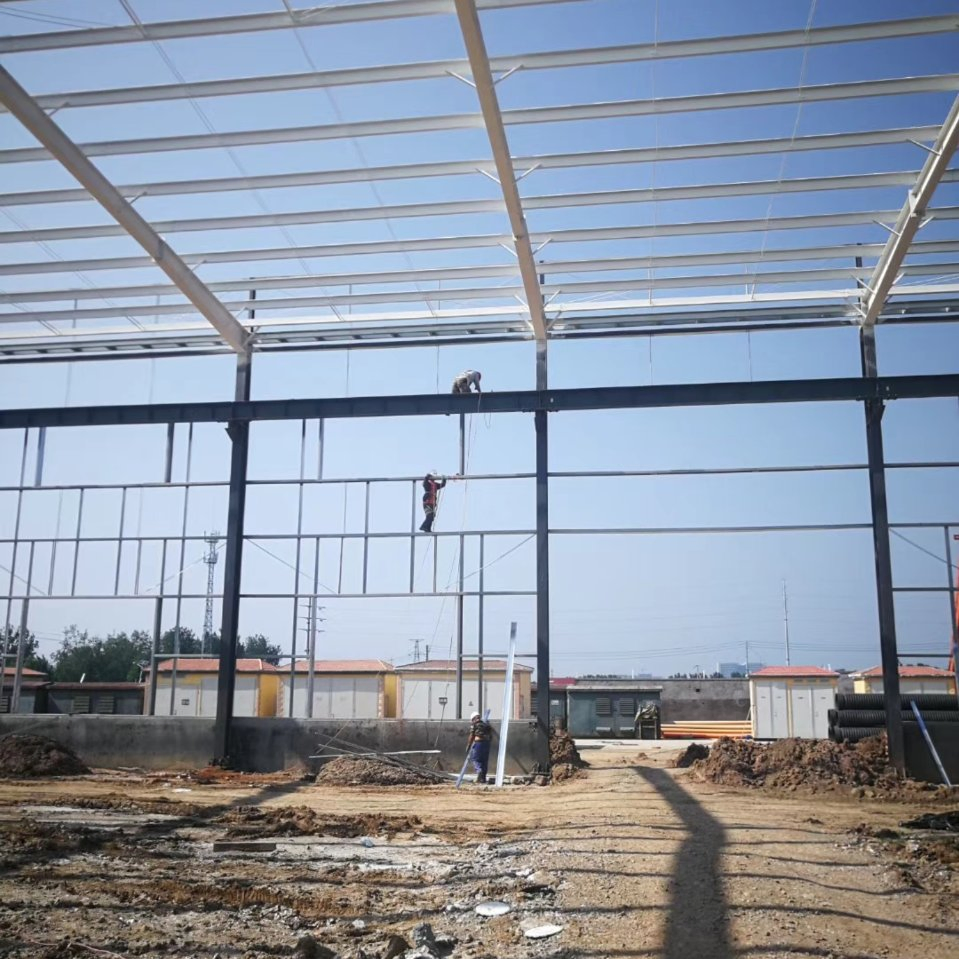 Custom Steel Structure Shed Fabrication Warehouse for Construction Building