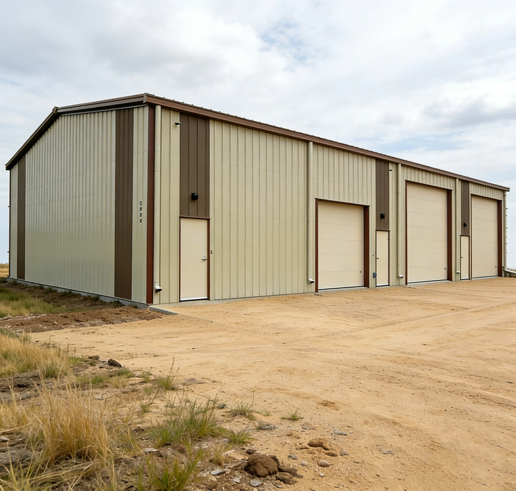 ISO Certified Prefabricated Steel Warehouse Building Insulated Thermal Insulated Metal Shed Industrial Commercial Use