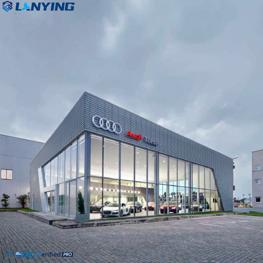 Modern Prefabricated Industrial Automobile Manufacturing Plant/Workshops/Metal Building Steel Structure Warehouse