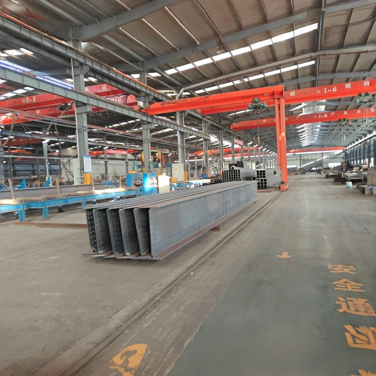 Q345b High Rise Steel Frame for Multi Layer Structure Automated Warehouse and Logistics Center