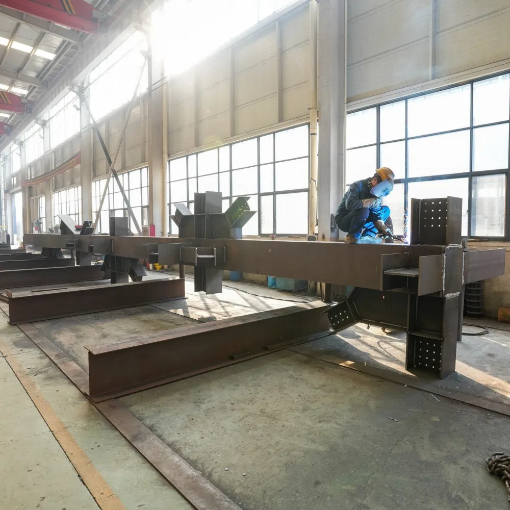 Smart Warehouse Automated Steel Structure System with Robotic Integration for Industry 4.0 Steel Construction